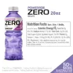 POWERADE Zero Grape, 20 Oz Bottle