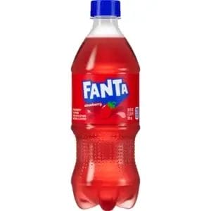 Fanta Strawberry, 20 Oz Bottle