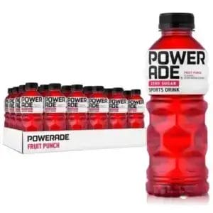 POWERADE Zero Red Fruit Punch, 20 Oz Bottle