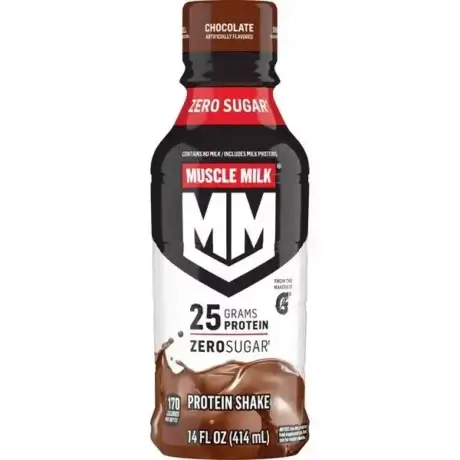 Muscle Milk Genuine Chocolate 25G Protein, 14 Oz Bottle