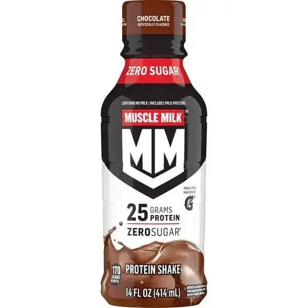 Muscle Milk Genuine Chocolate 25G Protein, 14 Oz Bottle