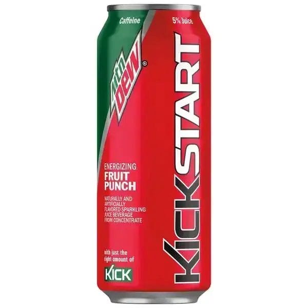 Mtn Dew Kickstart Fruit Punch, 16 Oz Can