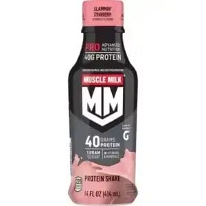 Muscle Milk Pro Advanced Nutrition Slammin' Strawberry 40G Protein, 14 Oz Bottle