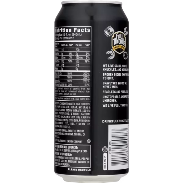 Full Throttle Citrus, 16 Oz Can