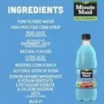 Minute Maid Blue Raspberry, 20 Oz Bottle