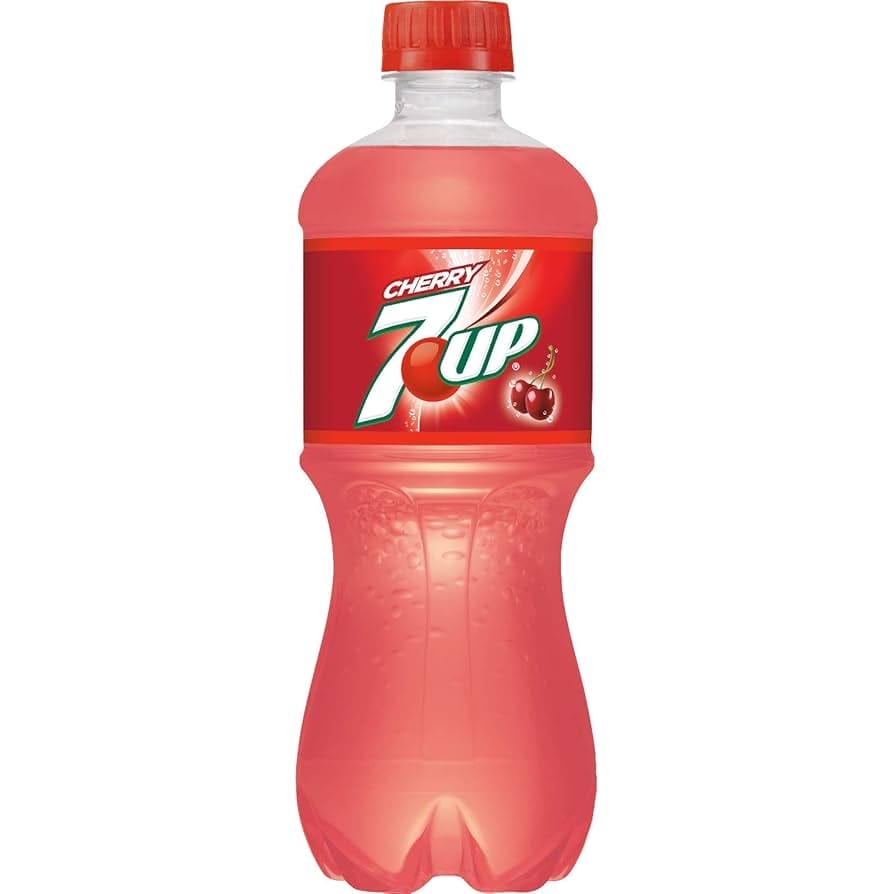 7UP Cherry, 20 Oz Bottle