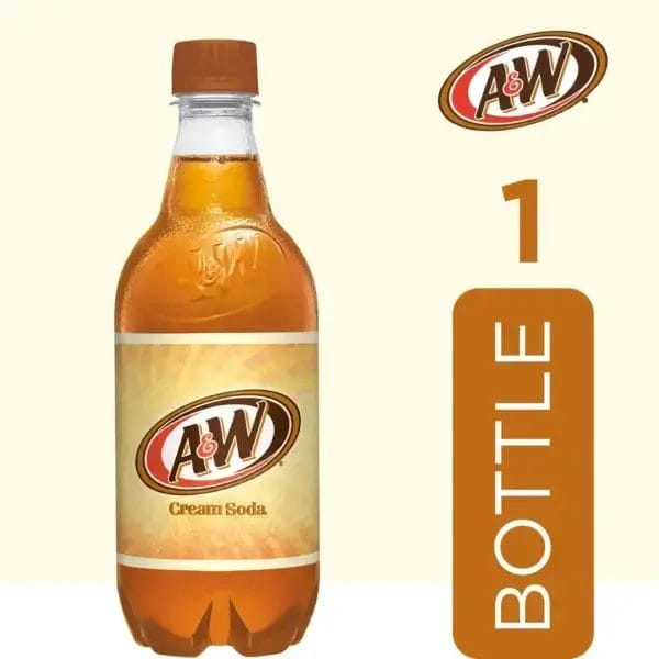 A&W Cream Soda Bottle – 20 Oz Bottle | Creamy Vanilla Flavor - Image 3