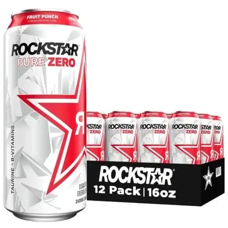 Rockstar Energy Zero Fruit Punch, 16 Oz Can