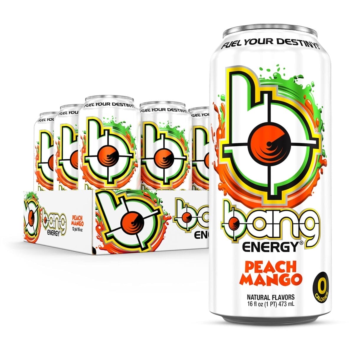 Bang Peach Mango Energy, 16 Oz Can