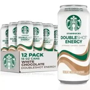 Starbucks Doubleshot Energy White Chocolate, Coffee, 15 Oz Can