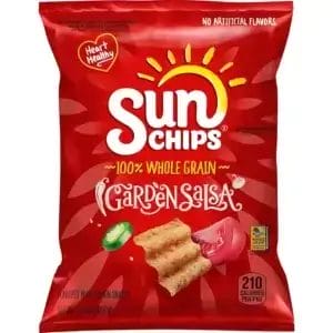 SunChips Garden Salsa Flavored Multigrain Snacks, 1.5 Oz Bag/64 Count