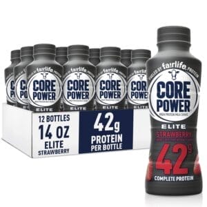 Core Power Strawberry Elite 42g Protein Shake 14 Oz Bottle Bulk