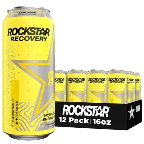 Rockstar Recovery Lemonade, 16 Oz Can