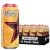 Rockstar Punched Strawberry Peach, 16 Oz Can