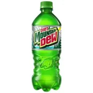 Diet Mountain Dew, 20 Oz Bottle