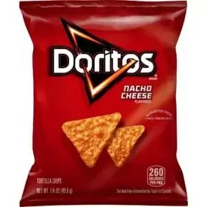 Doritos Nacho Cheese Flavored Tortilla Chips, 1.75 Oz Bags/64