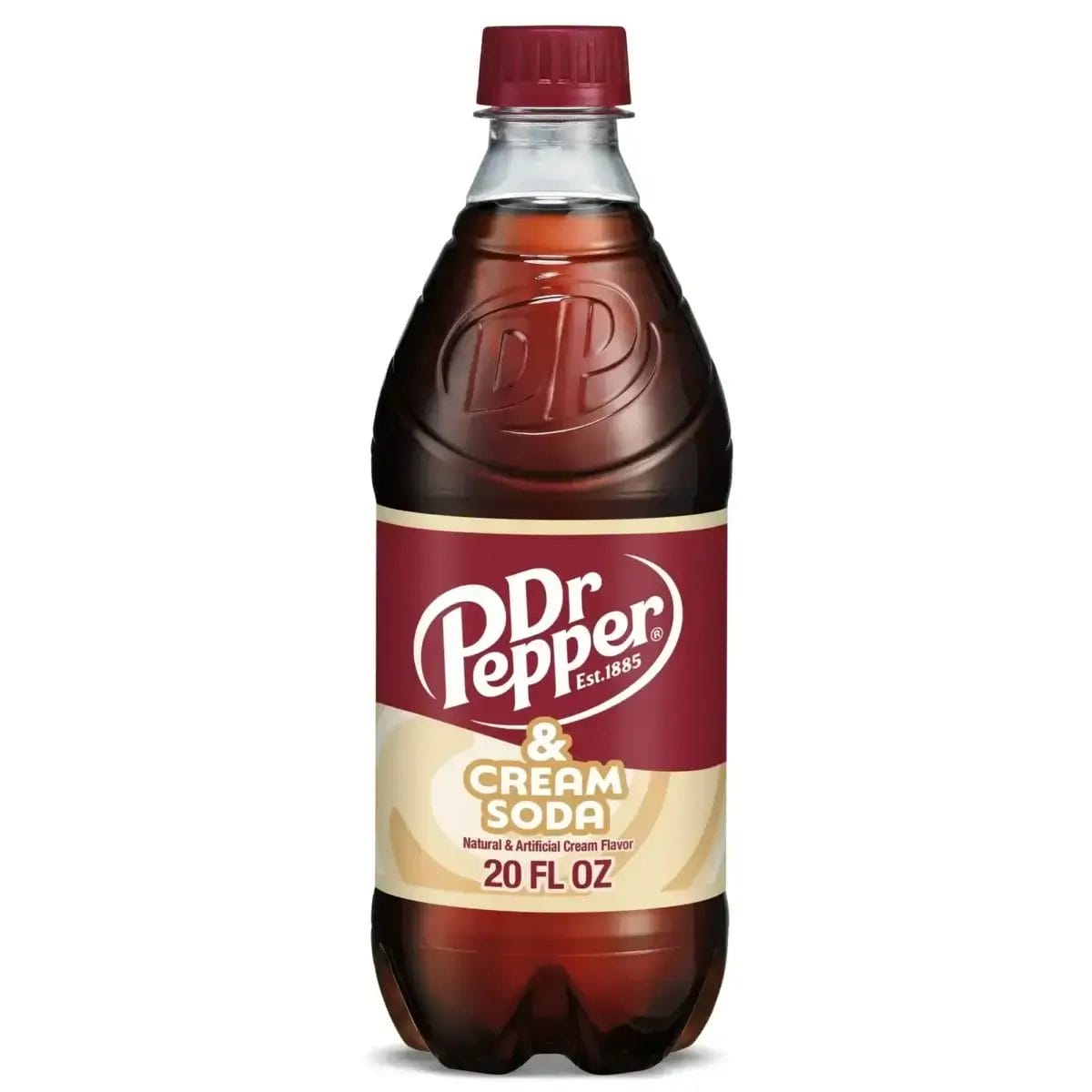 Dr. Pepper & Cream Soda, 20 Oz Bottle