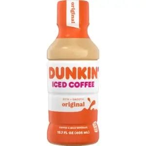 Dunkin Original Iced Coffee, 13.7 Oz Bottle