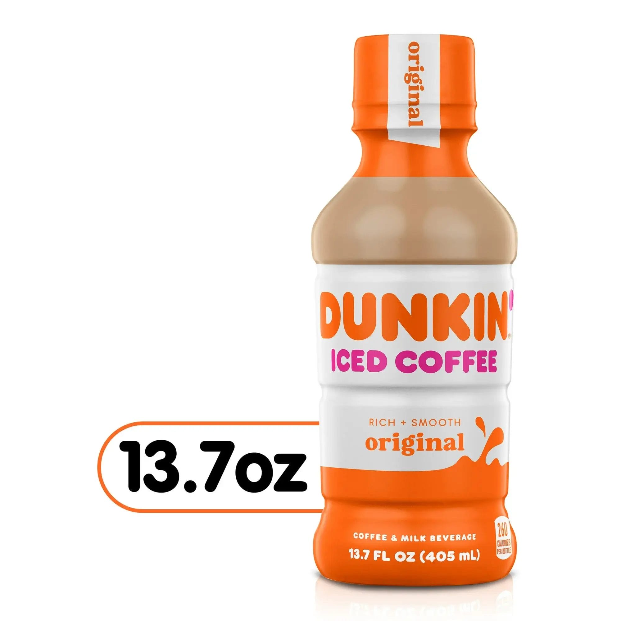 Dunkin Original Iced Coffee, 13.7 Oz Bottle