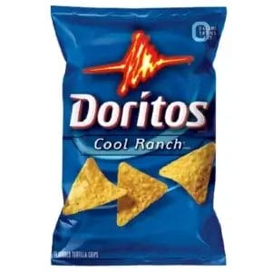 Doritos Cool Ranch Flavored Tortilla Chips, 1.75 Oz Bags/64