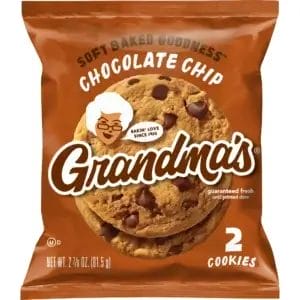 Grandma's Cookie Chocolate Chip, 2.5 Oz Bags/60