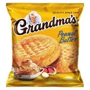 Grandma's Cookie Peanut Butter, 2.5 Oz Bags/60