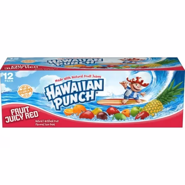 Hawaiian Punch Gluten Free Fruit Juicy Red Juice Drink 12 fl oz 12 Pack 246d4945 17aa 41b0 87ab 25b71dfa7e3b 1.34b493c31909c7eb13cb2aaa65edd5c5