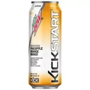 Mtn Dew Kickstart Pineapple Orange Mango, 16 Oz Can
