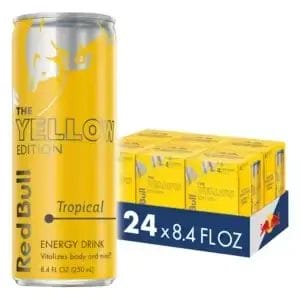 Red Bull Yellow Edition Tropical Energy Drink, 8.4 Oz Can