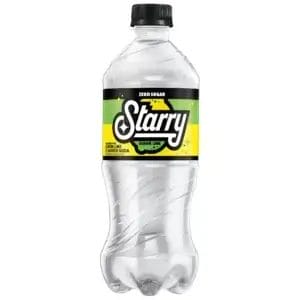 Starry Lemon Lime Zero Sugar, 20 oz Bottle
