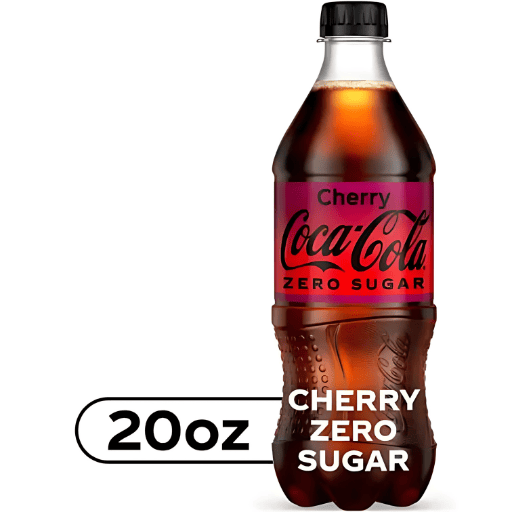 Coca-Cola Cherry Zero Sugar, 20 Oz Bottle
