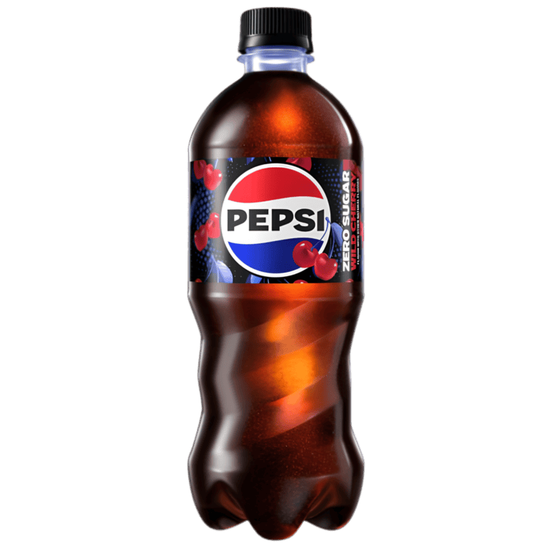 Pepsi Wild Cherry Zero Sugar , 20 Oz Bottle