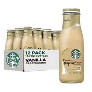 Starbucks Frappuccino French Vanilla Coffee, 13.7 Oz Glass Bottle