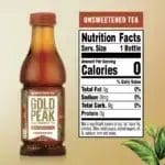 Gold Peak Unsweetened Tea, 18.5 Oz Bottle