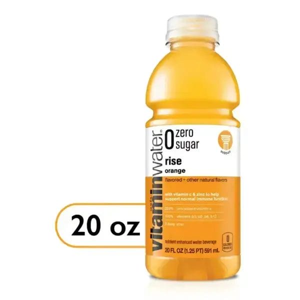 Vitaminwater Zero Rise Orange, 20 Oz Bottle