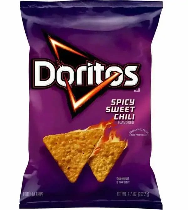 Doritos Spicy Sweet Chili Flavored Tortilla Chips, 1.75 Oz Bags/64