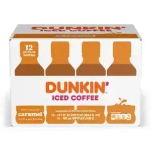 Dunkin Donuts Caramel Iced Coffee, 13.7 Oz Bottle