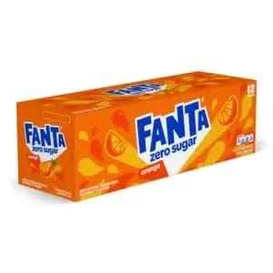 Fanta Zero Sugar Orange, 12 Oz Can