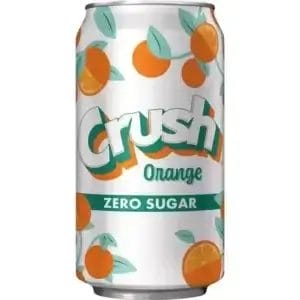 Crush Orange Zero Sugar, 12 Oz Can