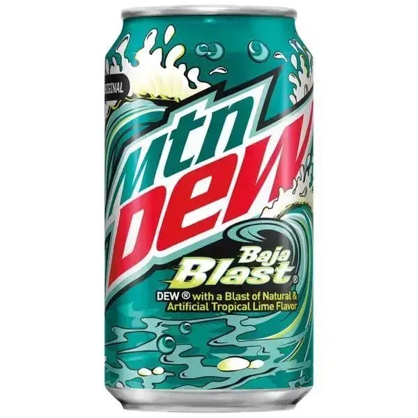 Mountain Dew Baja Blast, 12 Oz Can