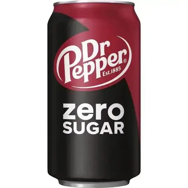 Dr. Pepper Zero Sugar, 12 Oz Can
