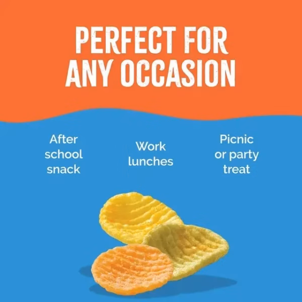 Sensible Portions Wavy Sea Salt Garden Veggie Chips, 1 Oz Bag/24 Count