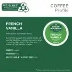 Green Mountain French Vanilla, K Cups