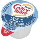 Coffee Mate French Vanilla Liquid Creamer Mini Cups Packaging