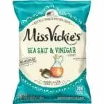 Miss Vickie’s Sea Salt & Vinegar Kettle Potato Chips, 1.3 Oz Bag/ 64 Count