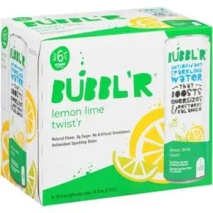 BUBBL'R Twisted Lemon Lime, 12 Oz Can
