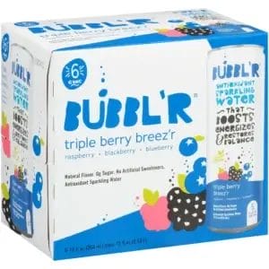 BUBBL'R Triple Berry Breez'r, 12 Oz Can
