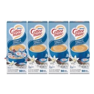 Coffee Mate French Vanilla Mini Creamer Singles, 4 Box/ 200 Total