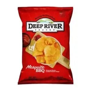 Deep River Kettle Mesquite BBQ Potato Chips, 2 Oz Bags/24 /Bags