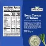 Deep River Kettle Sour Cream & Onion Potato Chips, 2 Oz Bags/24